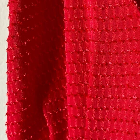 House of Harlow 1960 x Revolve Swiss Dot Ines Midi Red Dress Tank Size XS - Picture 11 of 11